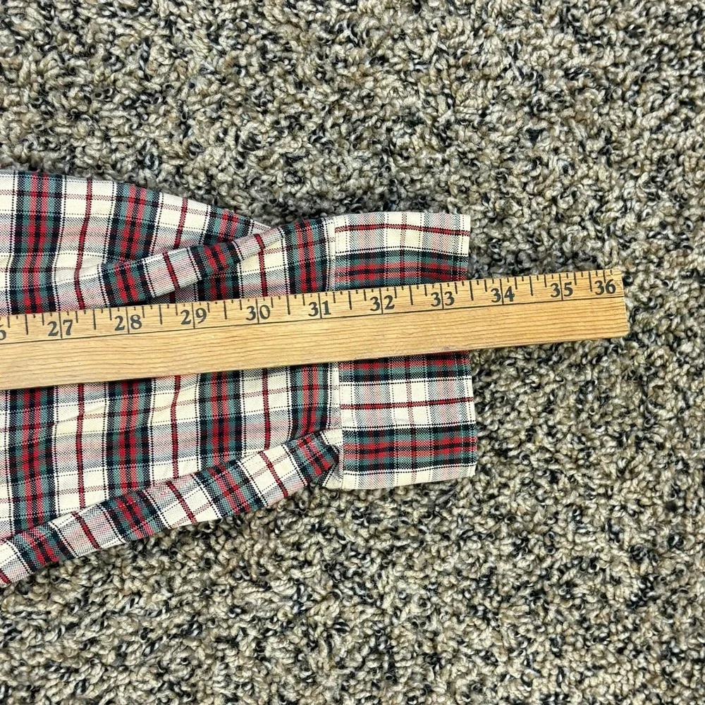 Polo Ralph Lauren Big Shirt Plaid Button Down Long Sleeve Pocket  L